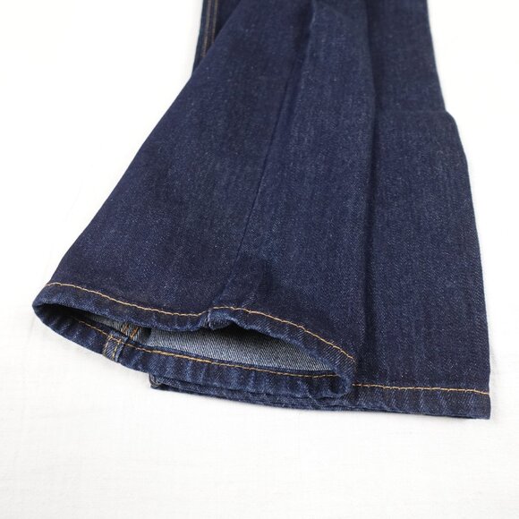 NEW Levi's 505 Jeans Men's 36x32 Straight Leg 100% Cotton Dark Wash Regular Fit - Picture 12 of 14